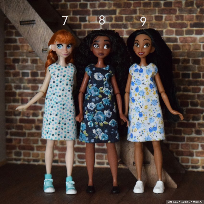 Платья для пижамных принцесс и Жу Д. Нужновой (фото 2)