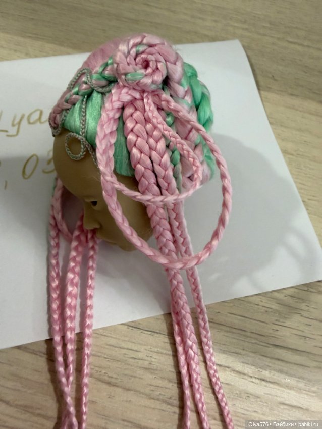 Парик для кукол 10.5-11.5