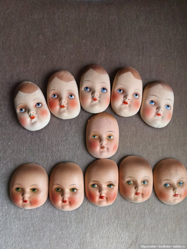 Винтажные личики, картонаж (фото 3)