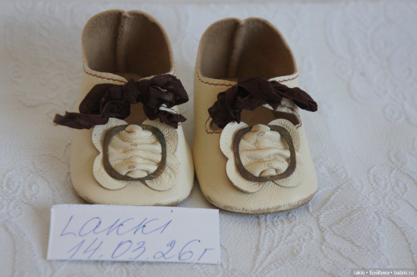 Туфельки для антикварной куклы (фото 7)