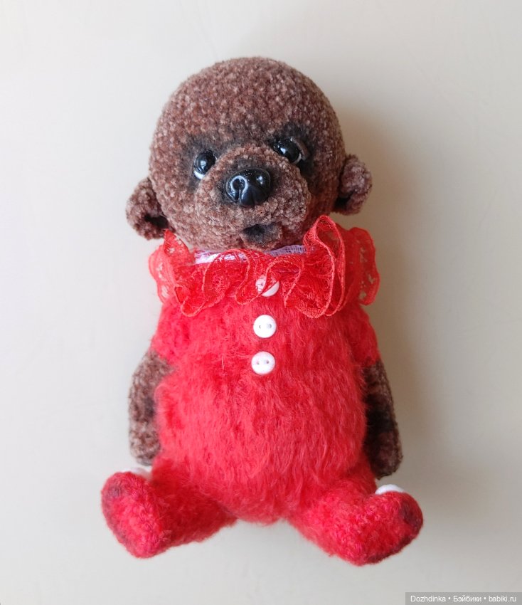 Медвежонок вязаный — Авторские игрушки (фото 4)