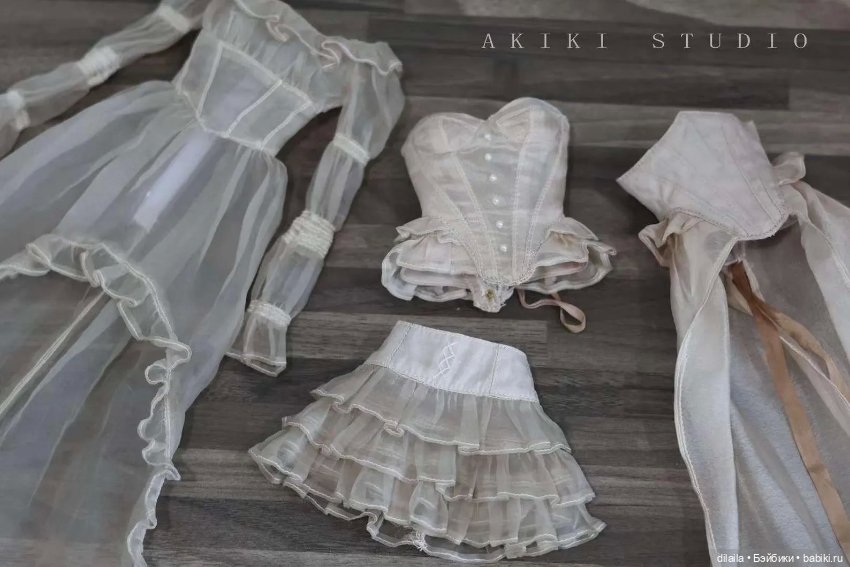 Выкройка PDF для куклы 1/4 bjd + пошаговый МК с фотоинструкциями / два корсета, юбка, платье (фото 5)