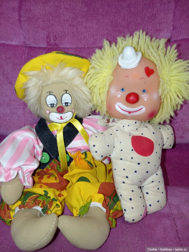 Клоуны парой — Винтажные куклы и игрушки детства (фото 3)