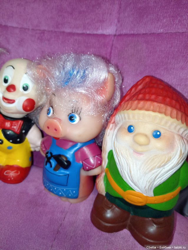 Резиновые игрушки — Винтажные куклы и игрушки детства (фото 2)
