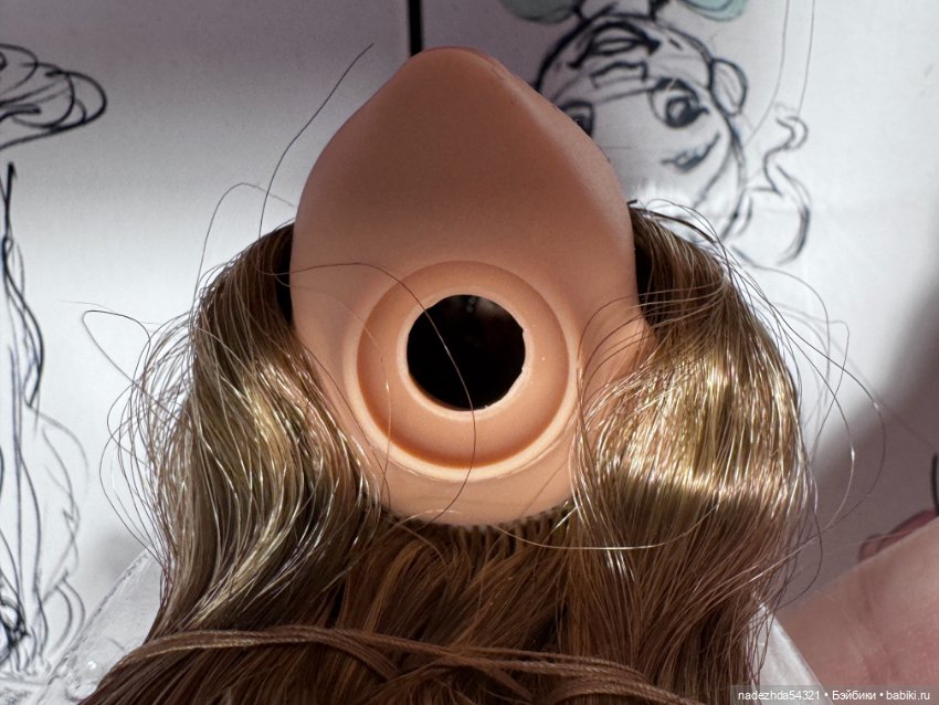 Голова пышки Барби Лукс 24 Симоны (2) (фото 9)