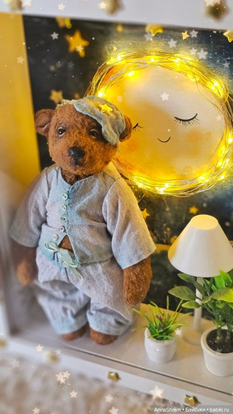 Мишка в коробочке игрушка-ночник (фото 2)