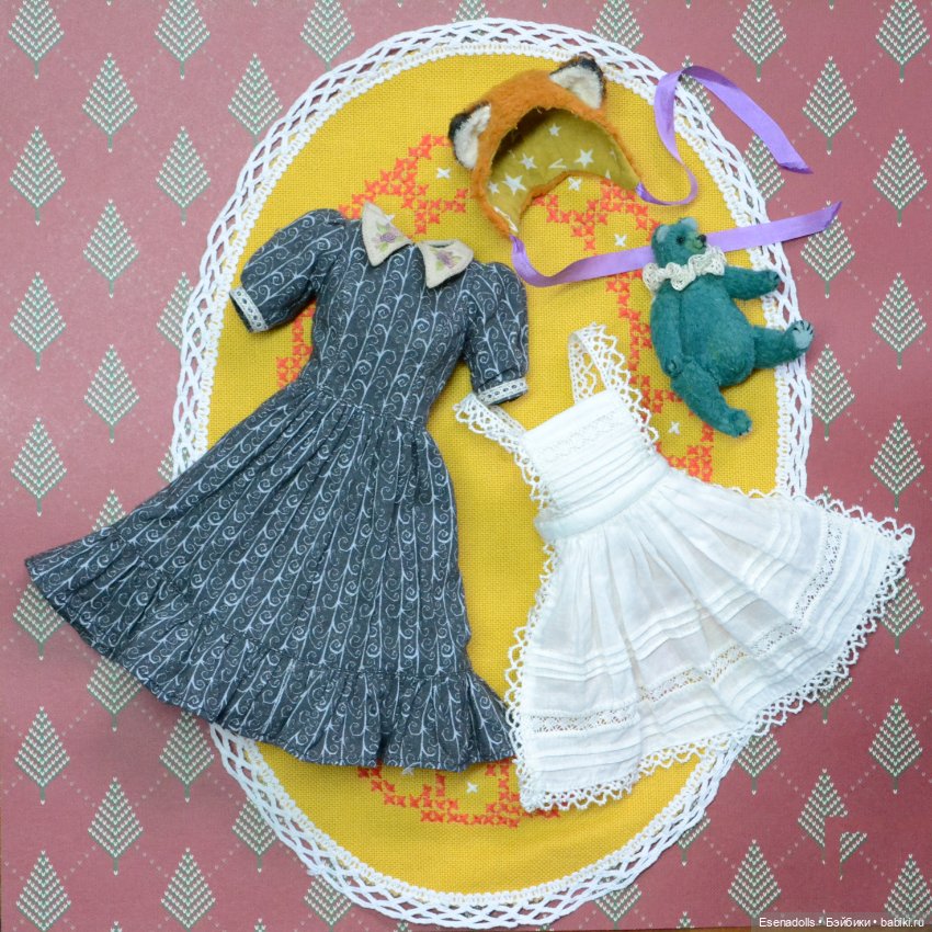 Комплект платье и фартук для Tender Creation Young