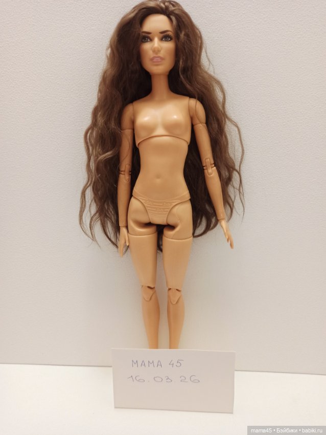 Гибрид головы чудо-женщины, прошитой локонами козы на mtm теле (фото 7)