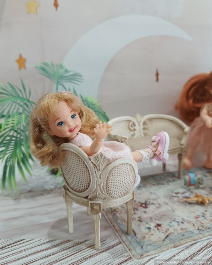 Комплект "Винтаж" - диванчик, два кресла, ковер, подушки