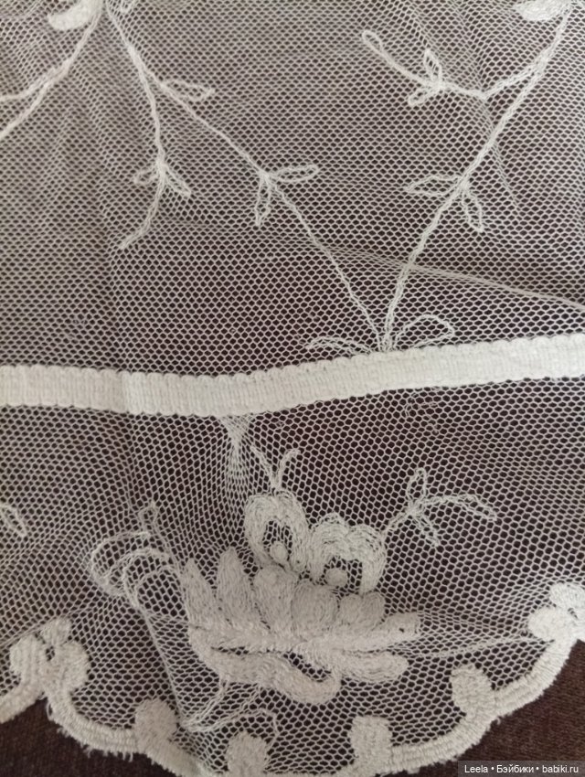 Две хлопковые кружевные накидки (фото 6)