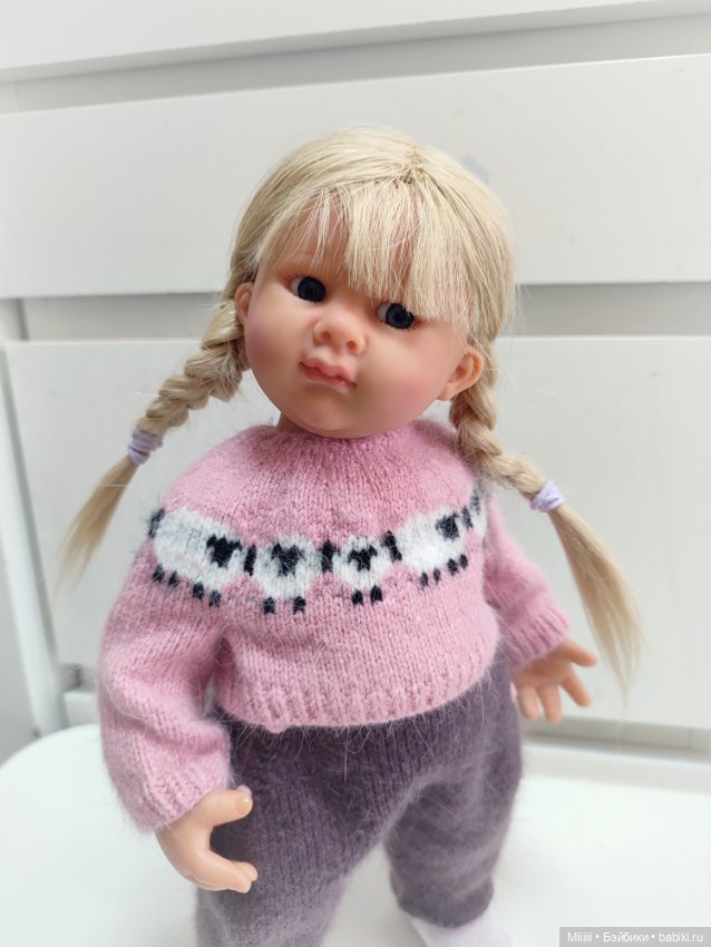 Комплект одежды Овечки 3 для кукол Вихтель Wichtel (фото 2)