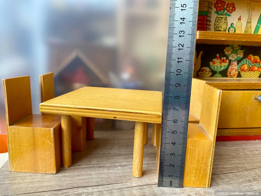 Набор мебели СССР — Кукольная мебель (фото 4)