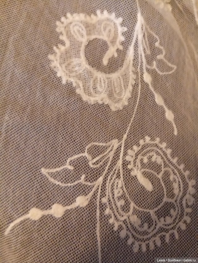 Винтаж, вышивка на сетке — Одежда (фото 7)
