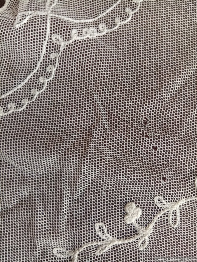 Две хлопковые кружевные накидки (фото 3)