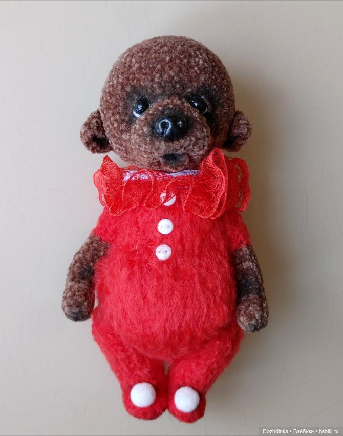Медвежонок вязаный — Авторские игрушки (фото 7)