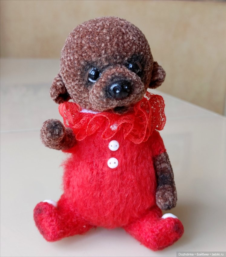 Медвежонок вязаный — Авторские игрушки (фото 6)