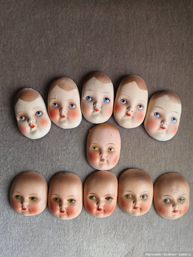 Винтажные личики, картонаж (фото 2)