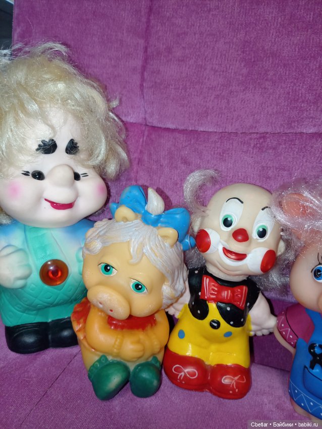 Резиновые игрушки — Винтажные куклы и игрушки детства (фото 3)