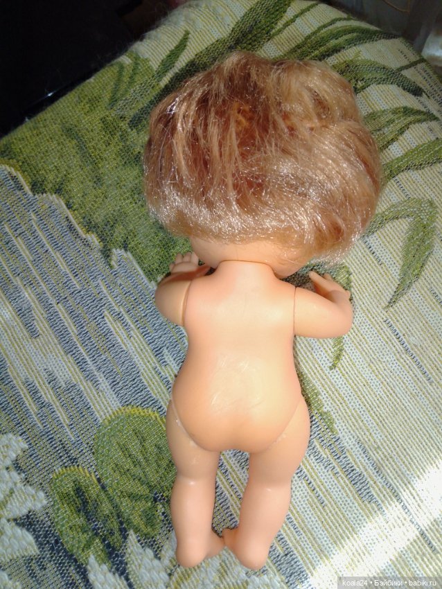 Кукла ГДР. Kiss me, Киссмишка. Вся резиновая (2) Русая (фото 2)