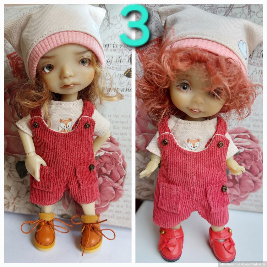 Одежда для бжд куколок 1 - 17 см (фото 4)
