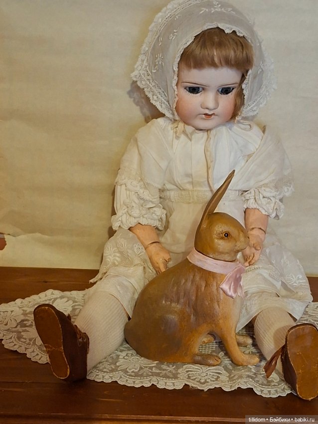 Бонбоньерка зайчик в антикварном стиле (фото 2)