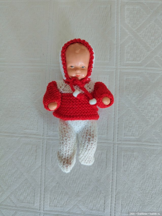 Пупс ГДР, керамический с приданным (фото 5)