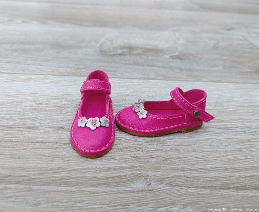 Туфельки для кукол руби ред 37 см (5,1×2,2 см) (фото 3)