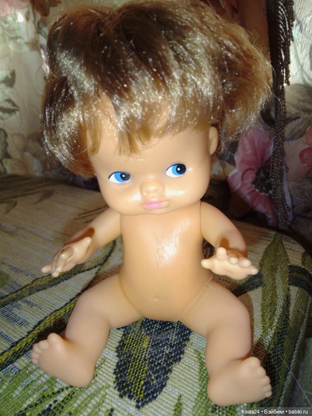 Кукла ГДР. Kiss me, Киссмишка. Вся резиновая (2) Русая (фото 5)