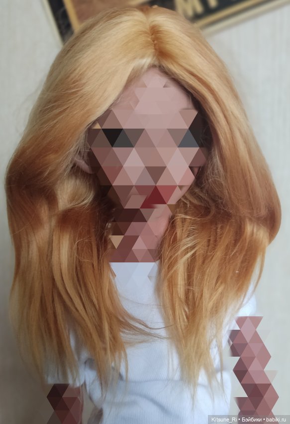Парик светло-рыжий на Minifee, альпака (фото 5)