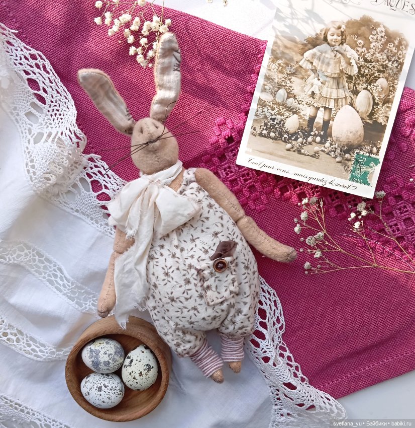 Кролики в винтажном стиле (фото 6)