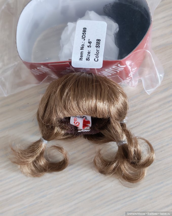 Парик 5-6 не глубокий — Парики для BJD