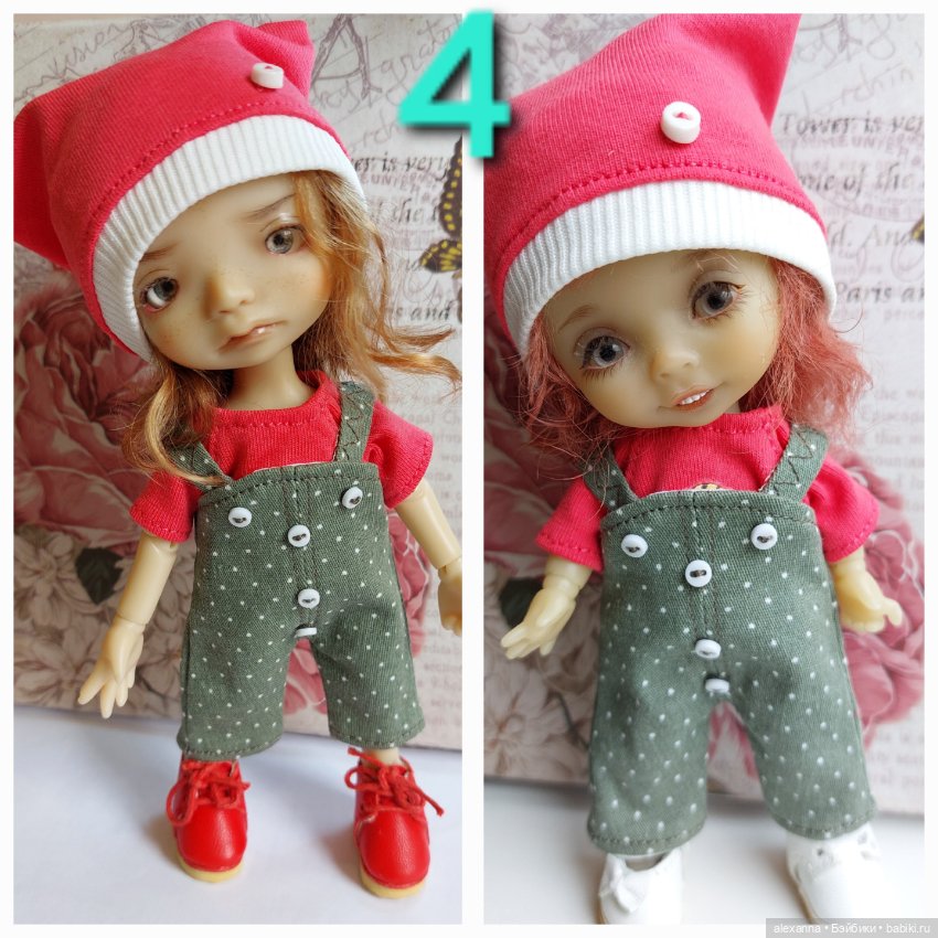 Одежда для бжд куколок 1 - 17 см (фото 5)