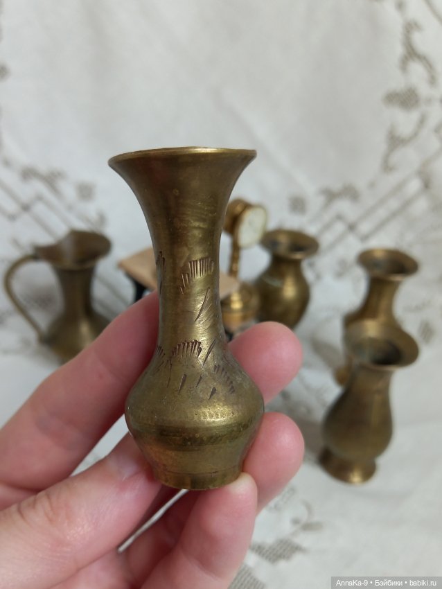 Вазы из латуни — Посуда для кукол (фото 8)