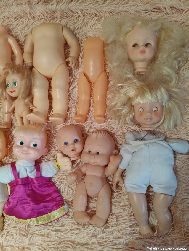 Лот кукол и запчастей для творчества (фото 2)