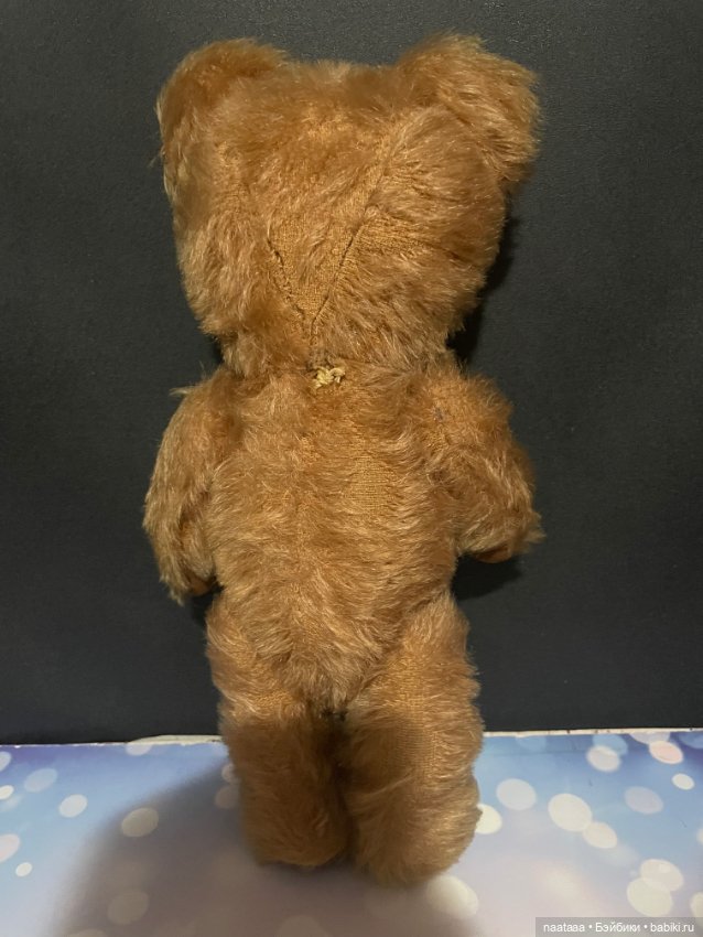 Мишка мохер Англия 50 гг — Винтажные куклы и игрушки детства (фото 5)