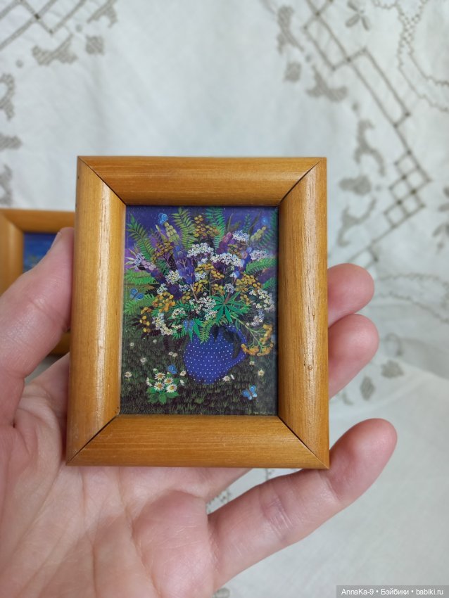 Винтажные картины для кукольного интерьера (фото 6)