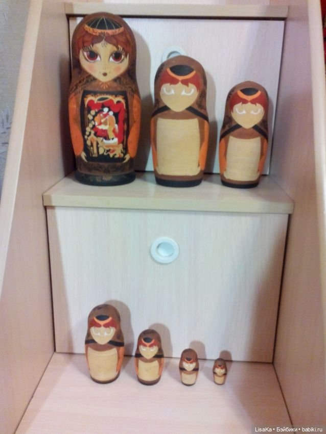 Матрешка. Палех. 7 кукол — Коллекционные куклы (фото 6)