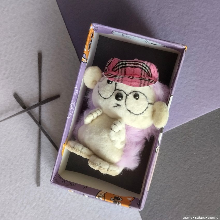 Ёжик в очках и кепке — Авторские игрушки (фото 7)