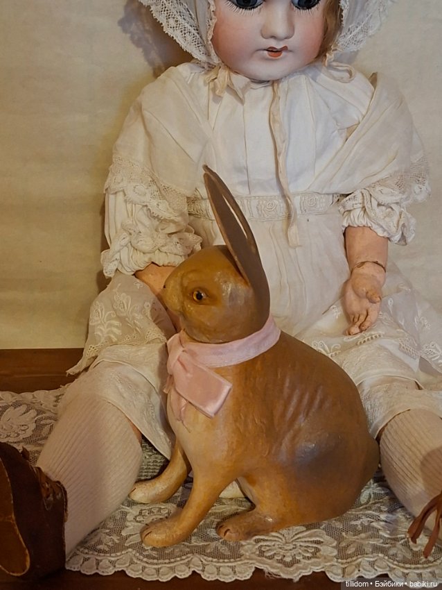 Бонбоньерка зайчик в антикварном стиле (фото 3)