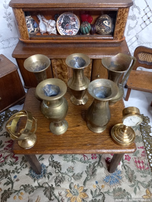 Вазы из латуни — Посуда для кукол (фото 4)