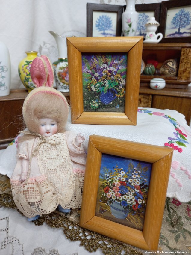 Винтажные картины для кукольного интерьера (фото 7)