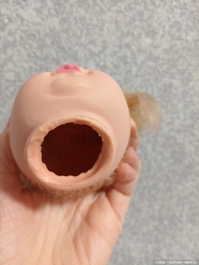 Голова запчасти для куклы (фото 3)