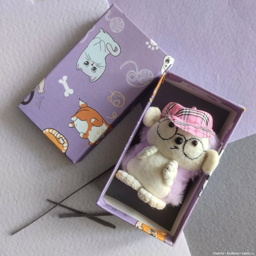 Ёжик в очках и кепке — Авторские игрушки (фото 8)