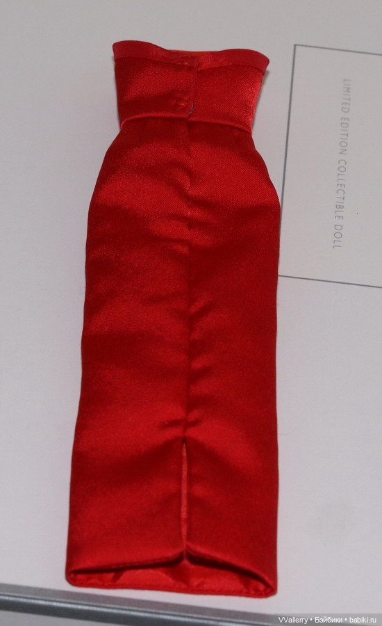 Красное платье ХМ — Одежда для кукол (фото 3)