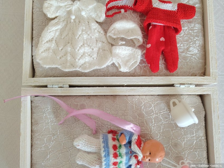 Пупс ГДР, керамический с приданным (фото 8)