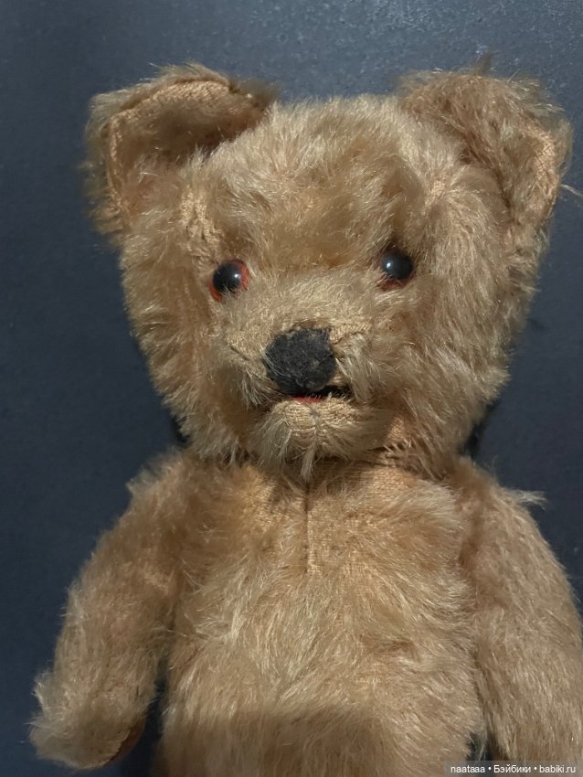 Мишка мохер Англия 50 гг — Винтажные куклы и игрушки детства (фото 8)