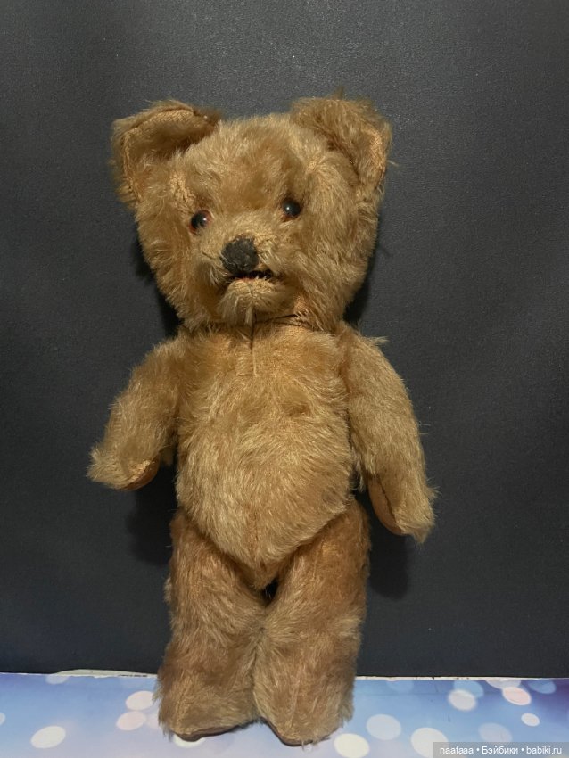 Мишка мохер Англия 50 гг — Винтажные куклы и игрушки детства