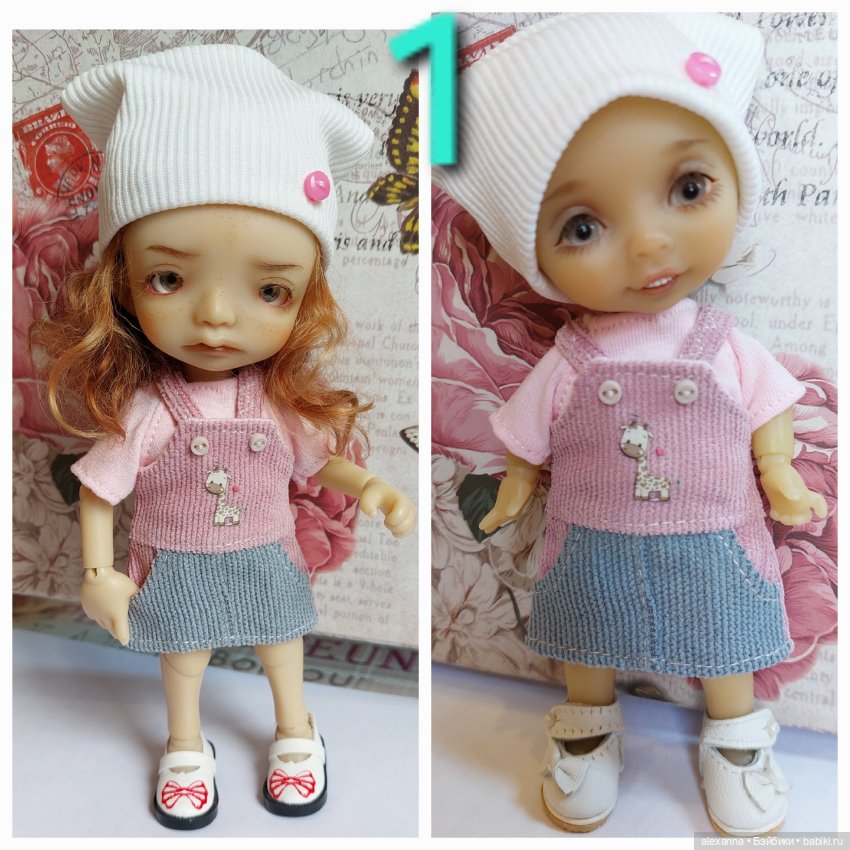 Одежда для бжд куколок 1 - 17 см (фото 2)