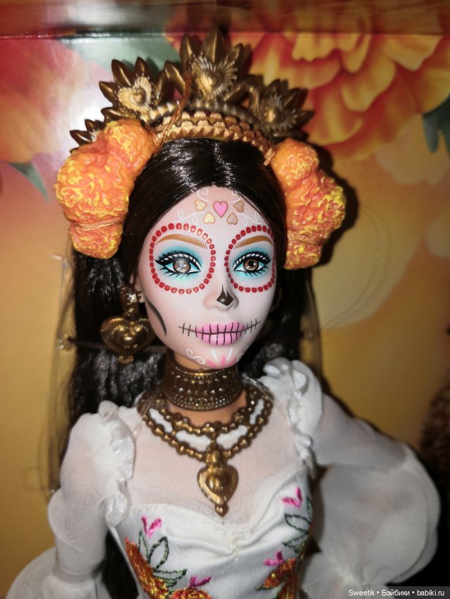 Кукла Барби Dia De Muertos Диа Де Муэртос 2025 (фото 5)