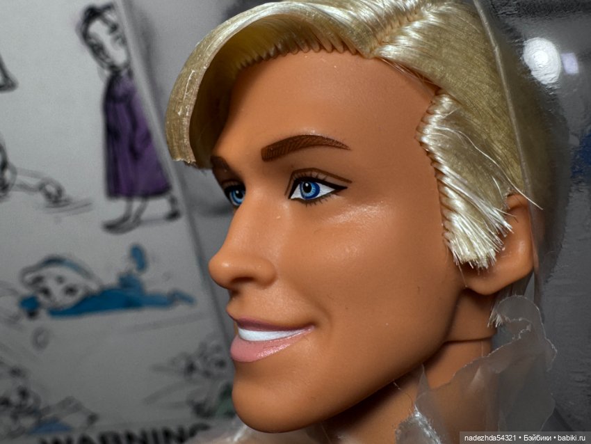 Кен Райан Гослинг из сета "Сцена у костра" по фильму "Барби" нюд (фото 6)